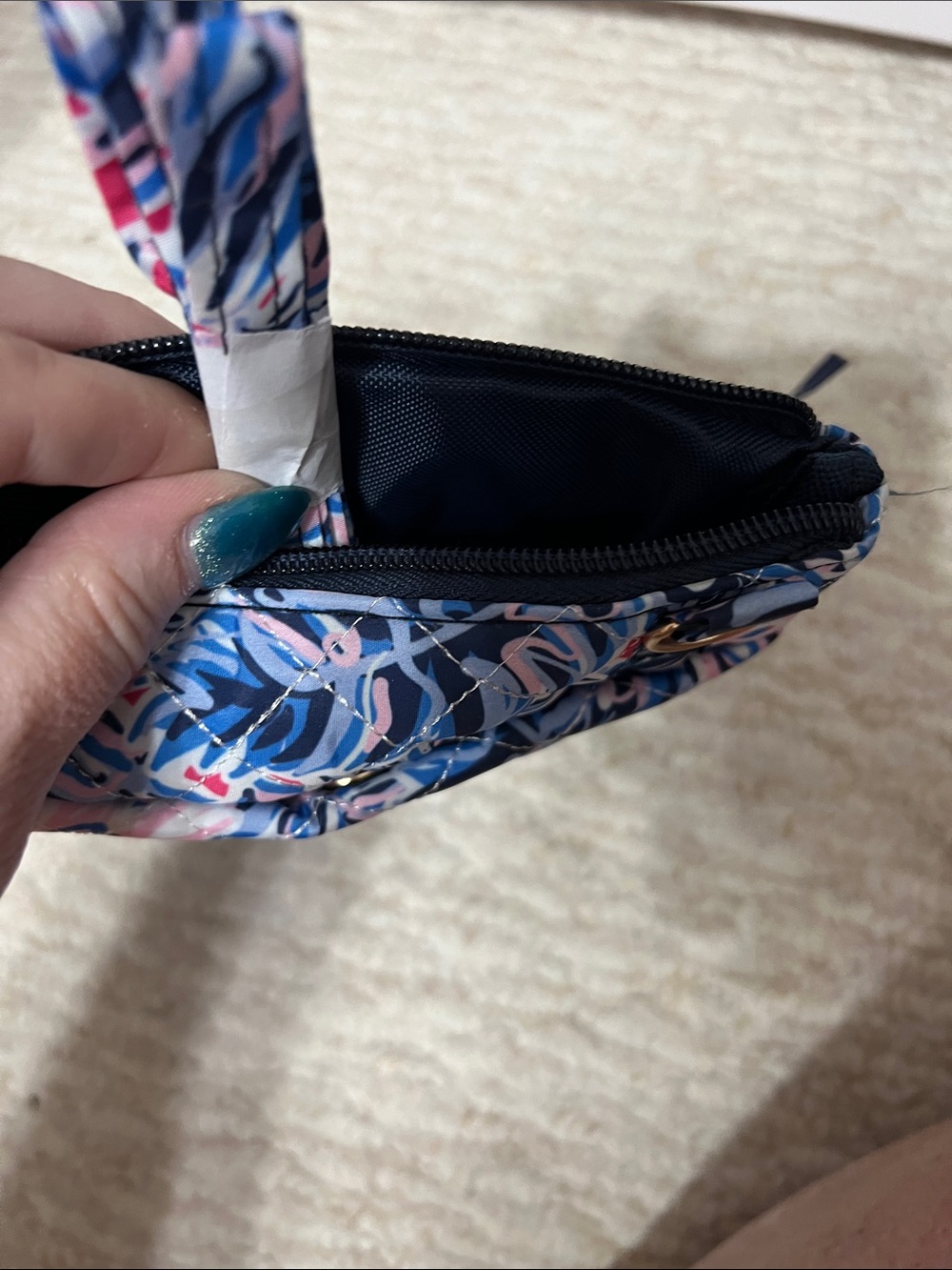 Simply Southern Blue & Pink Printed Crossbody and Wallet Set - Picture 4 of 4